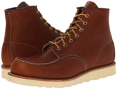 Redwing shoes - RussetRed Wing Heritage - Style 8849 Classic Moc Men's 6-Inch Boot in Prairie Leather 2684B176. R2,567.61 R2,310.85. CopperRed Wing Heritage - Style 3404 Clara Women's Heeled Boot in Legacy Leather 2684B179. R2,695.08 R2,425.57. BrownRed Wing Heritage - Style 8875 Classic Moc Men's 6-inch boot 2684B175.